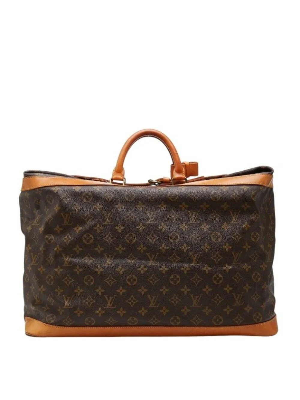 Louis Vuitton Monogram Cruise 50 Boston Bag Brown Leather